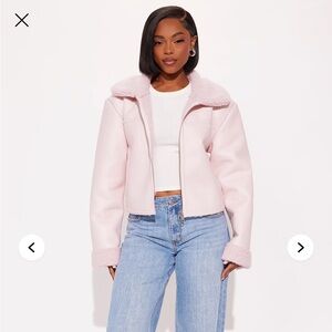 Fashion Nova Downtown Girl Bomber Jacket - Pink